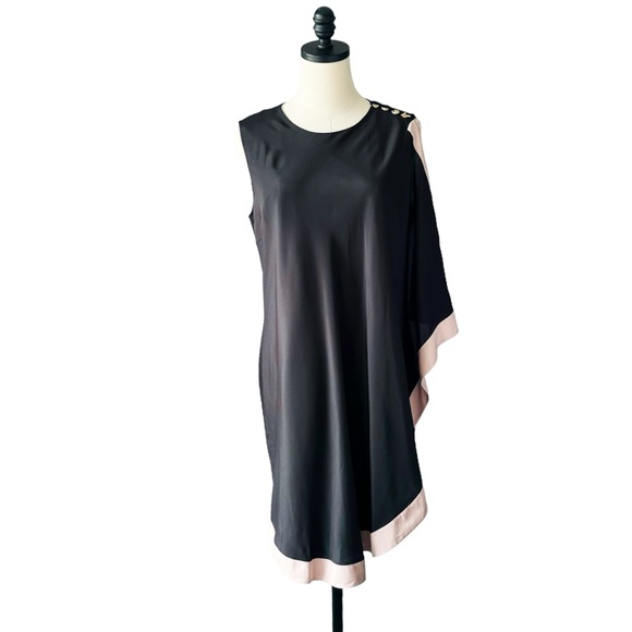 Ted Baker Bolty Asymmetrical Draped Dress | 10 (Ted 4) NWT - Picture 1 of 12